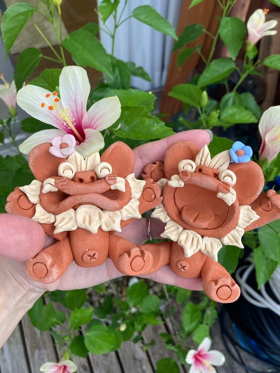 Amazon.co.jp: シーサー 御守り 魔除け 厄除け 置物 陶器 家守り